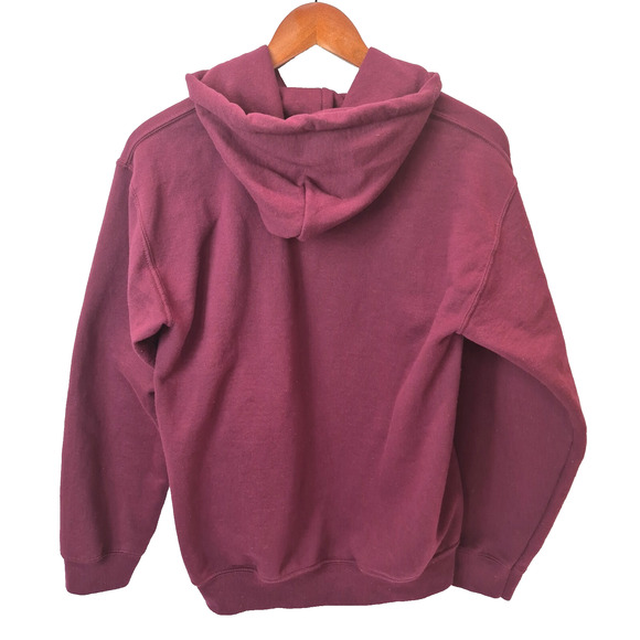 State of Texas Burgundy Hoodie – Size Small – College Style Sweatshirt - Picture 2 of 6